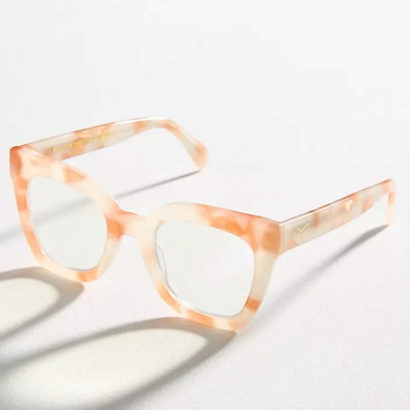 I-SEA Accessories - I-SEA x Anthropologie Taylor Blue Light Glasses in Gold (Multicolor Iridescent)